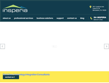 Tablet Screenshot of insperia.com